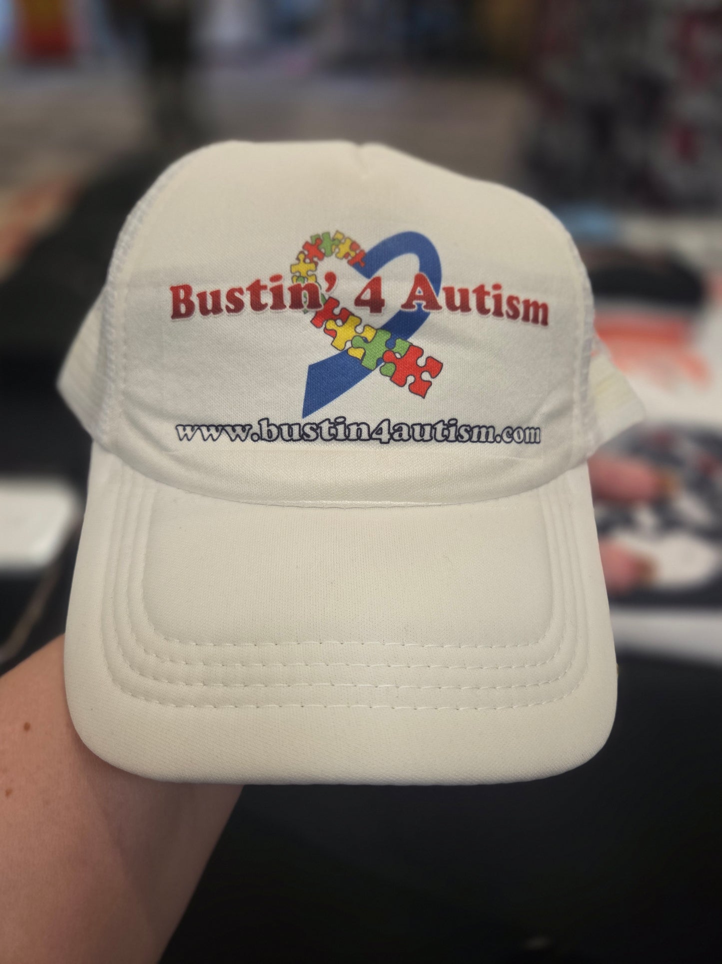 Bustin4Autism Trucker Hat