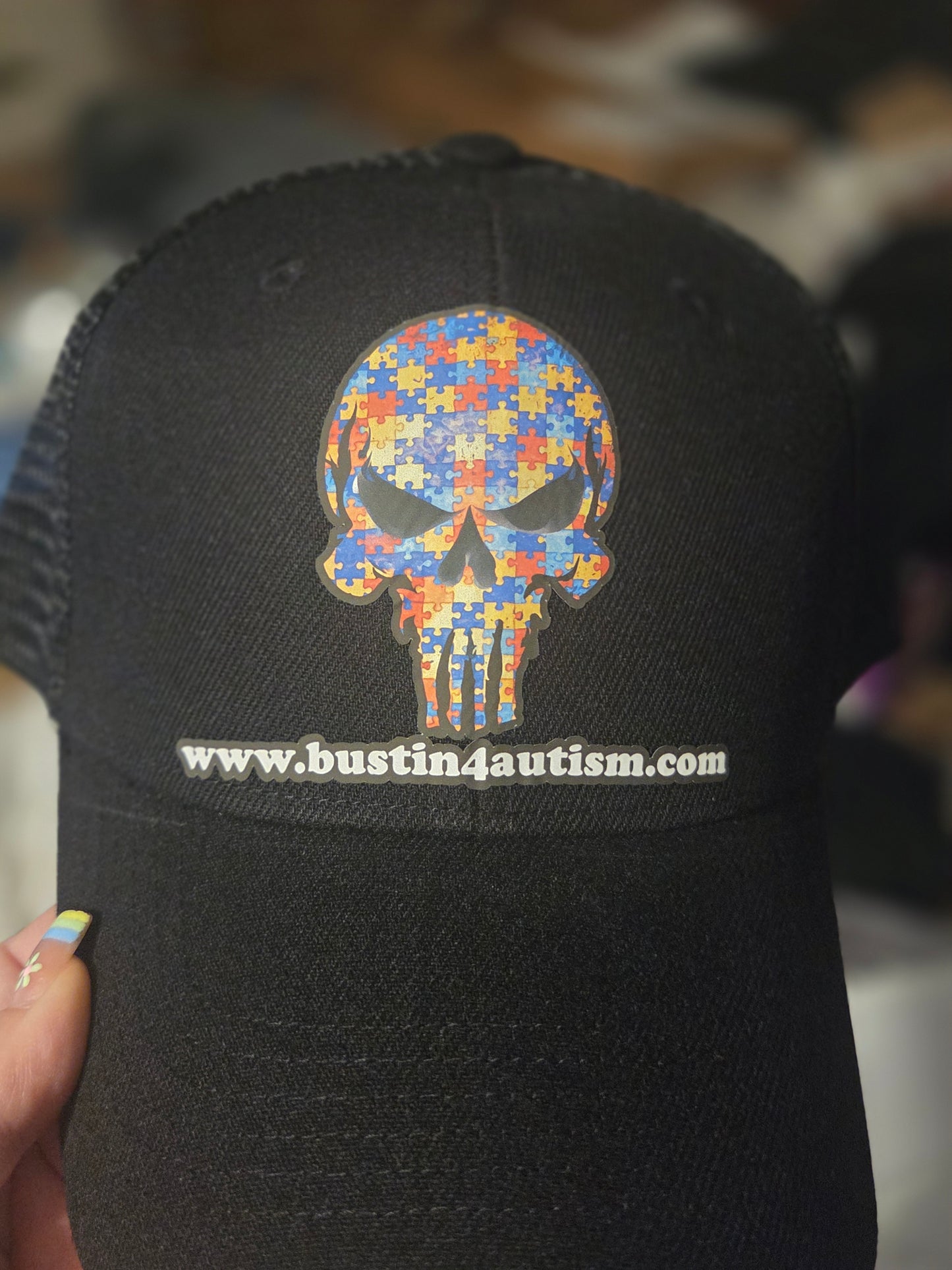 Bustin4Autism Trucker Hat